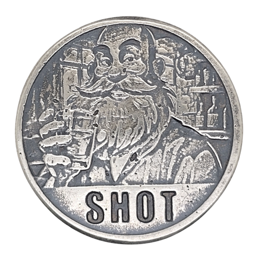 Volui Silver - Shot/Pint Version 2 30g Silver Flip Coin