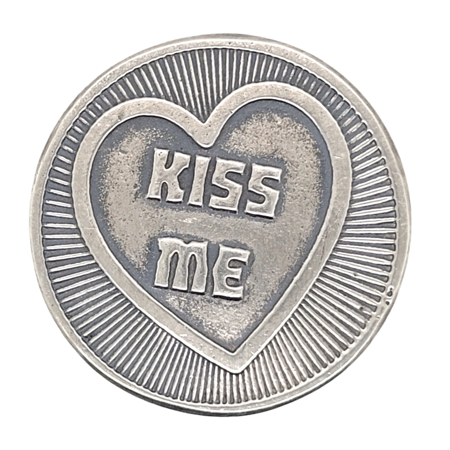 Volui Silver - Kiss Me/Bite Me 30g Silver Flip Coin