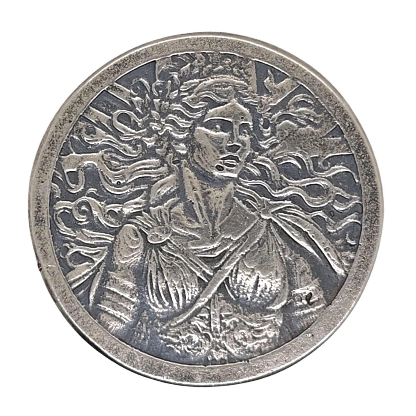 Volui Silver - Una And The Lion British 32g Silver Flip Coin