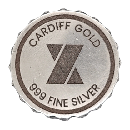 Volui Silver - Cardiff Gold 28g Silver Bottle Cap