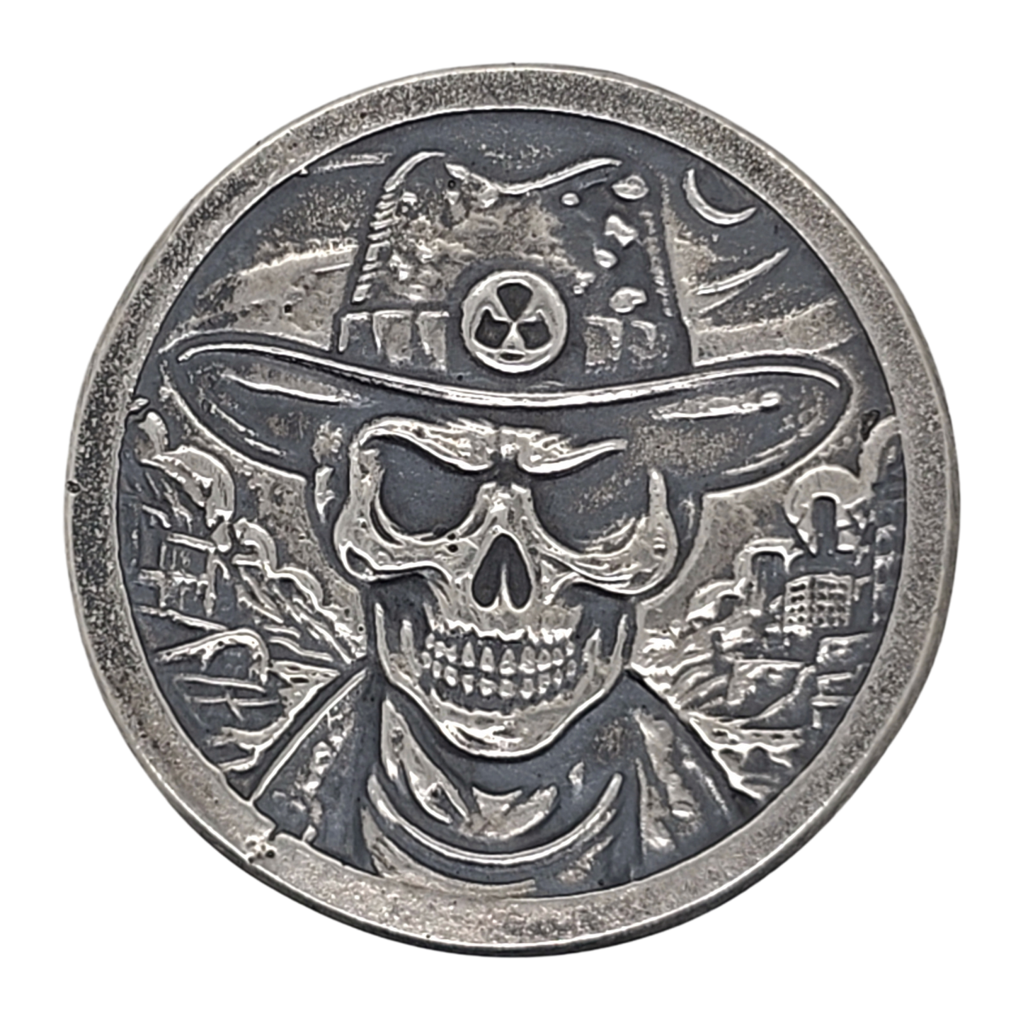 Volui Silver - Fallout Heads/Ghouls 34g Silver Flip Coin