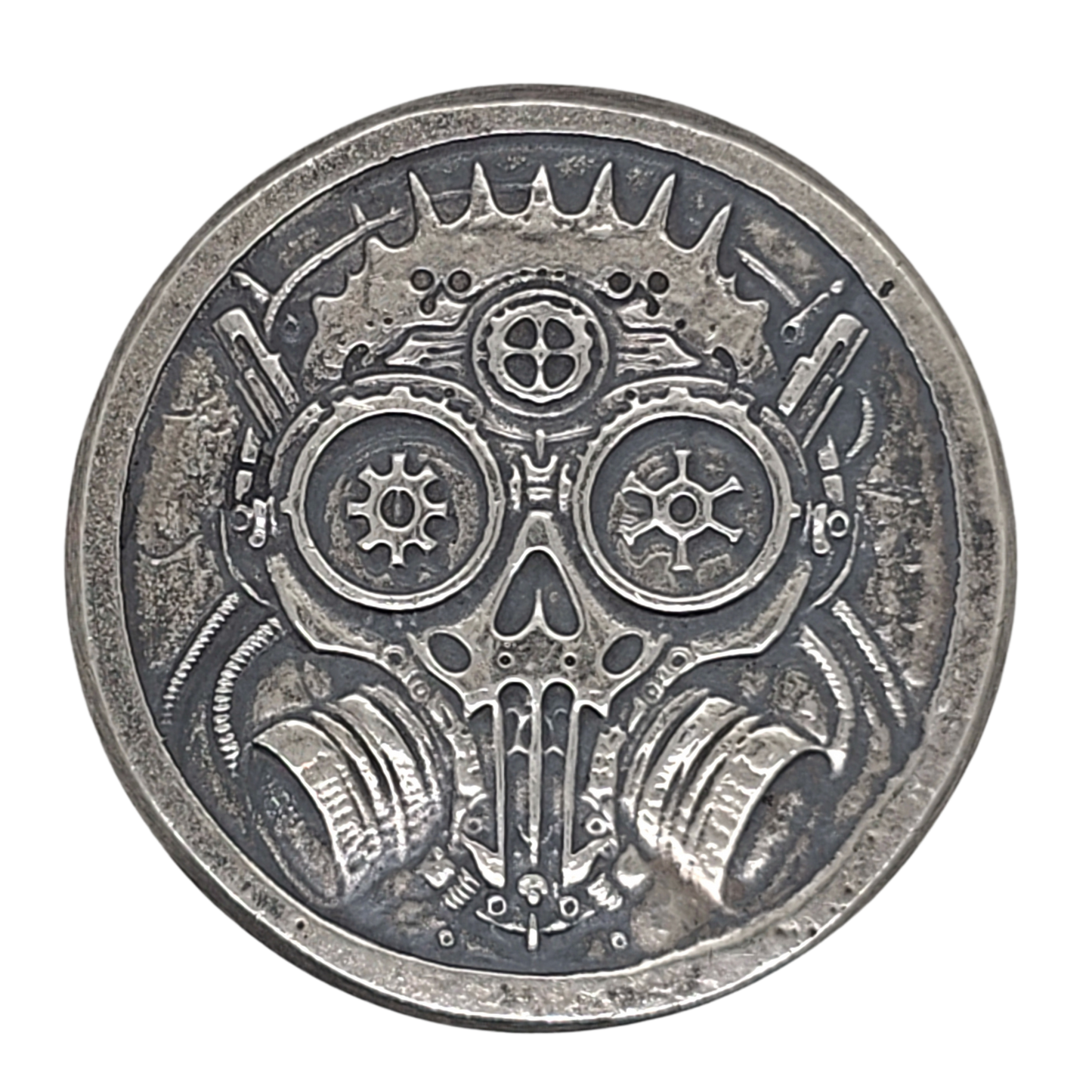 Volui Silver - Fallout Heads/Ghouls 34g Silver Flip Coin
