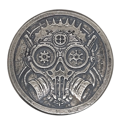 Volui Silver - Fallout Heads/Ghouls 34g Silver Flip Coin