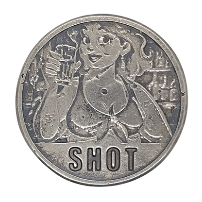 Volui Silver - Shot/Pint Version 4 36g Silver Flip Coin