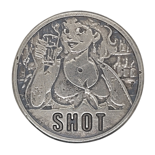 Volui Silver - Shot/Pint Version 4 36g Silver Flip Coin
