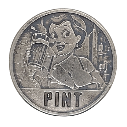 Volui Silver - Shot/Pint Version 4 36g Silver Flip Coin