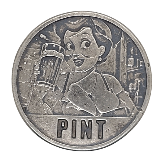 Volui Silver - Shot/Pint Version 4 36g Silver Flip Coin