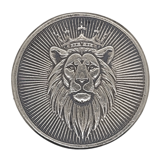 Volui Silver - Una/Lion 38g Silver Flip Coin