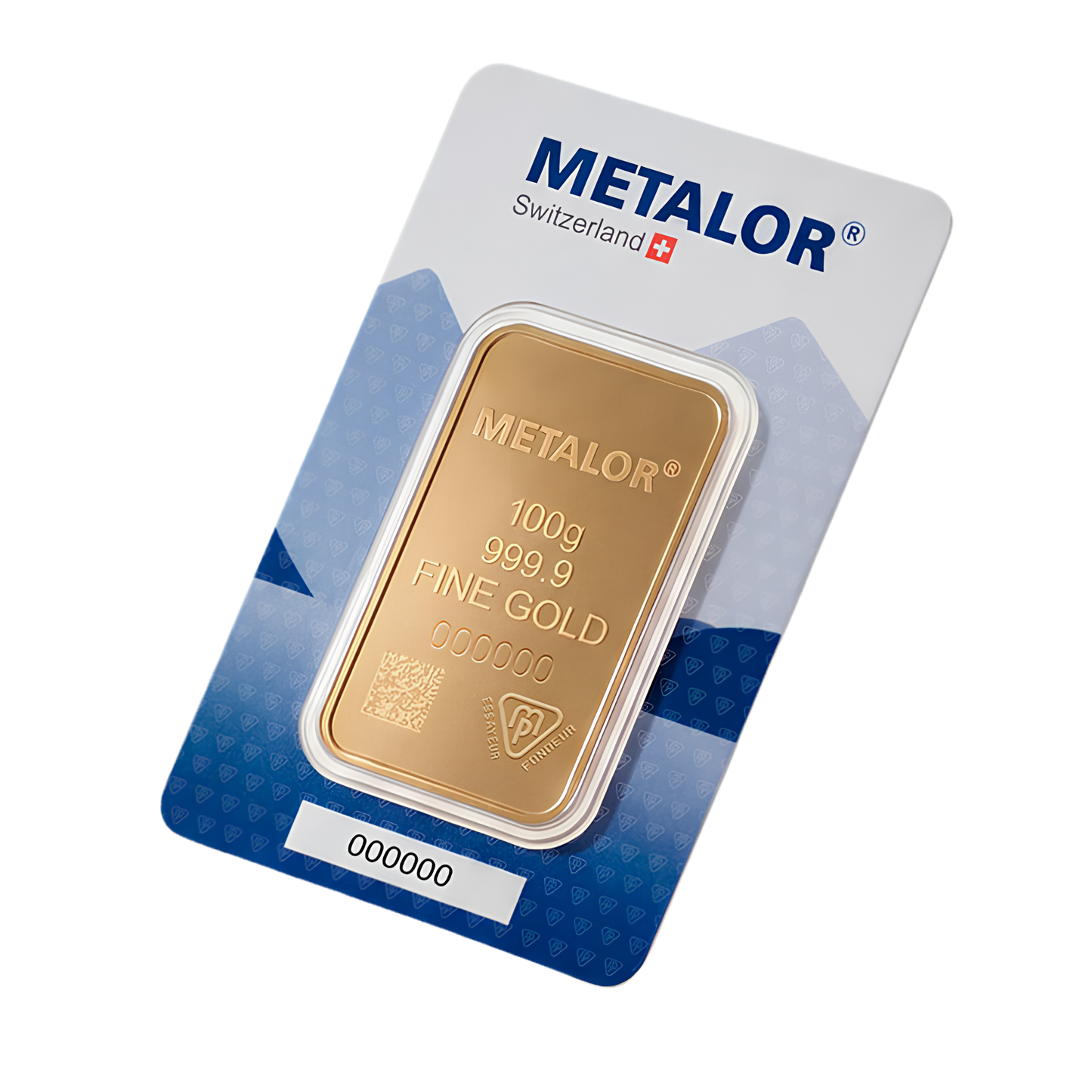 Metalor 100g Wafer Gold Bar