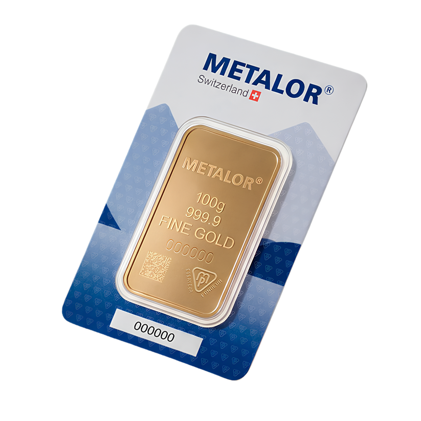 Metalor 100g Wafer Gold Bar – Cardiff Gold