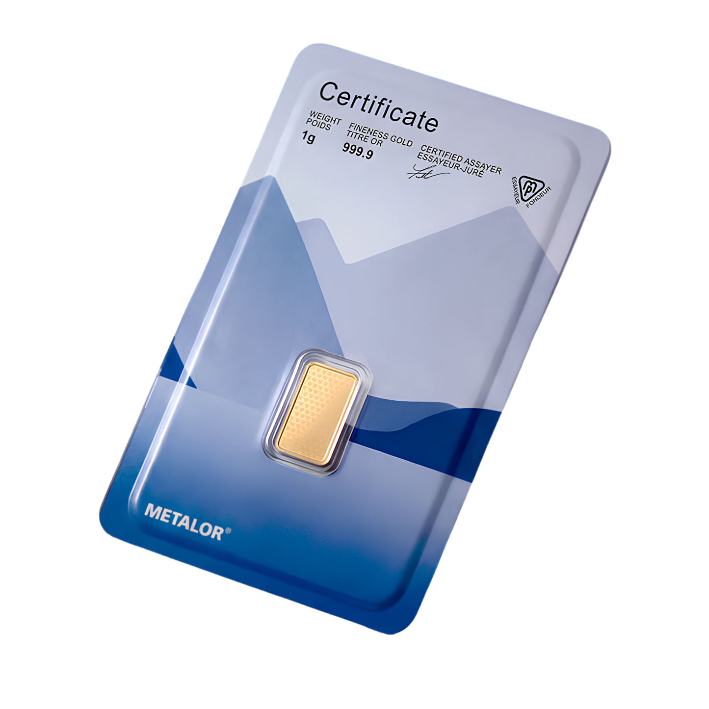Metalor 1g Gold Bar