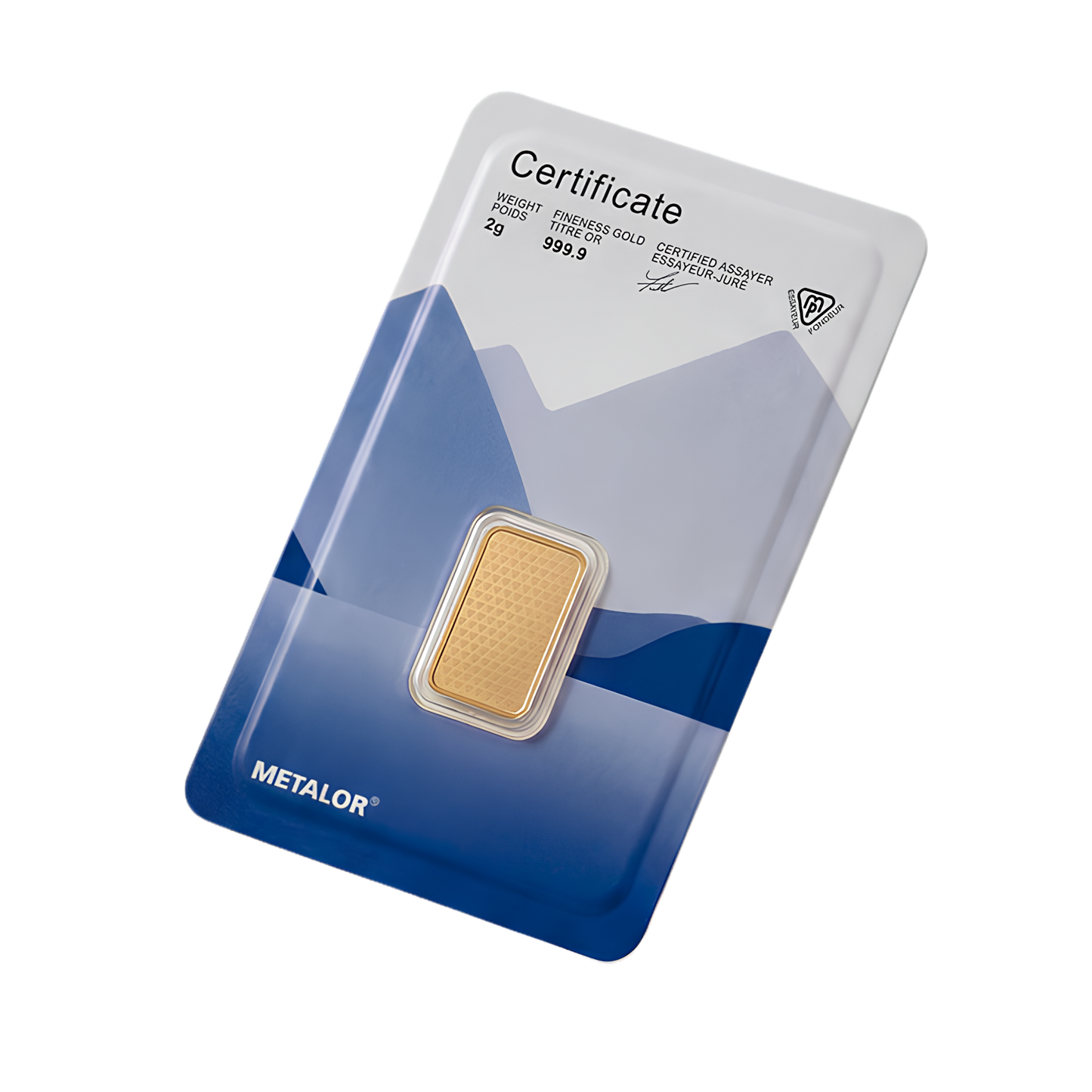 Metalor 2g Gold Bar