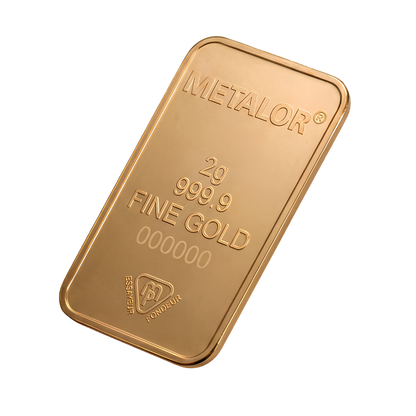 Metalor 2g Gold Bar
