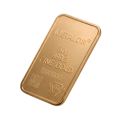 Metalor 50g Gold Bar