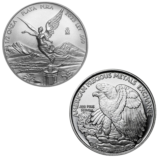 1/2oz Silver Coins (Best Value)