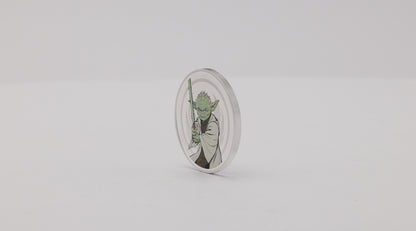 Star Wars Medallion - 5. Yoda & Palpatine 1oz Silver