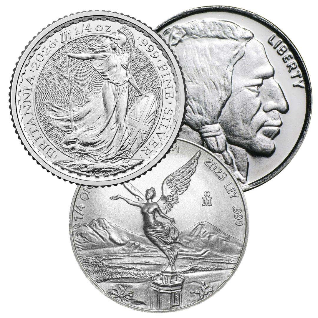 1/4oz Silver Coins (Best Value)