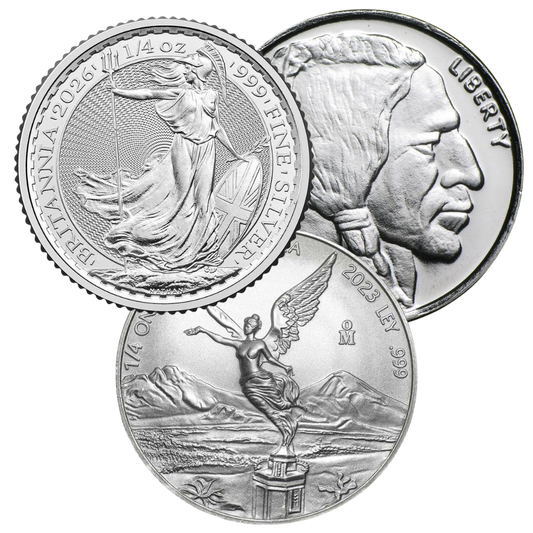 1/4oz Silver Coins (Best Value)