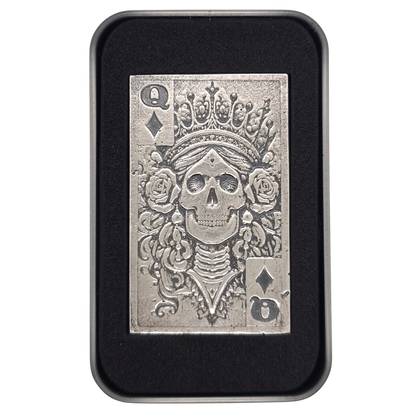 Volui Silver - Queen of Diamonds 47g Silver Bar