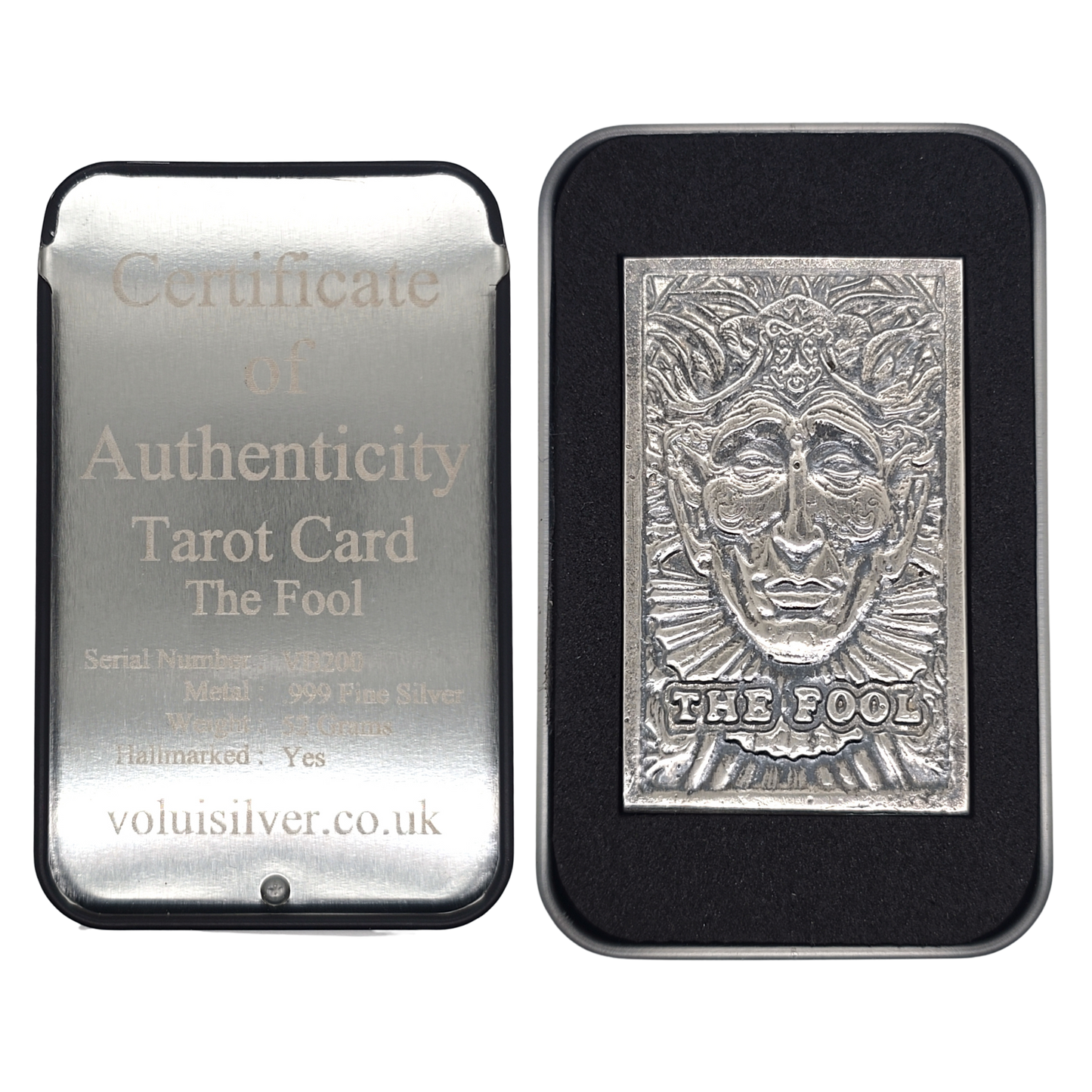 Volui Silver - Tarot Fool Card 52g Silver Bar