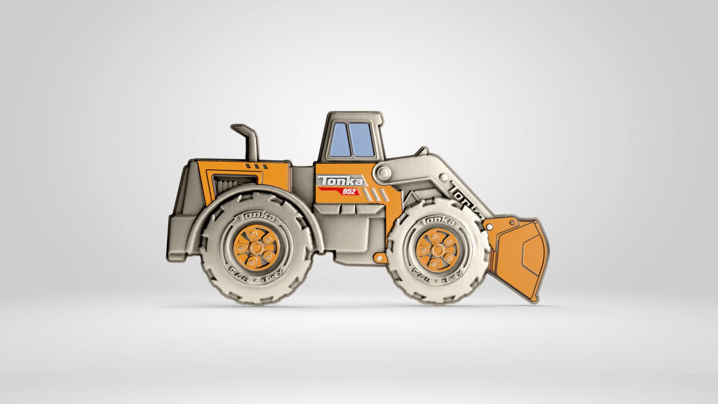 Tonka Trucks - 2. Front Loader 1oz Silver Coin