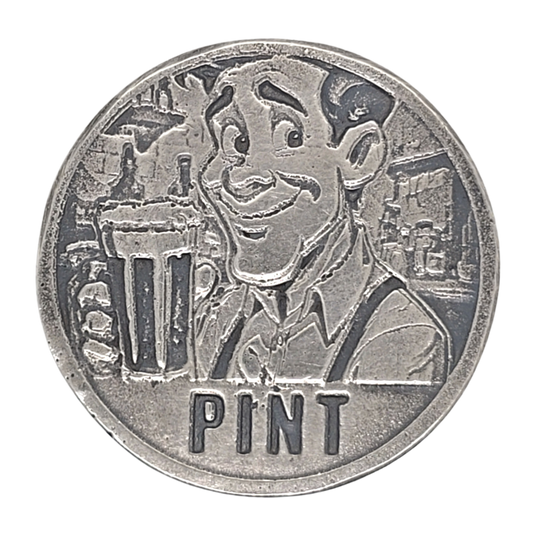 Volui Silver - Shot/Pint Version 1 36g Silver Flip Coin
