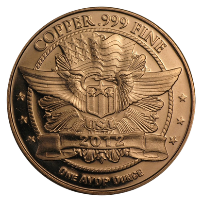 1oz Copper Round - Panda