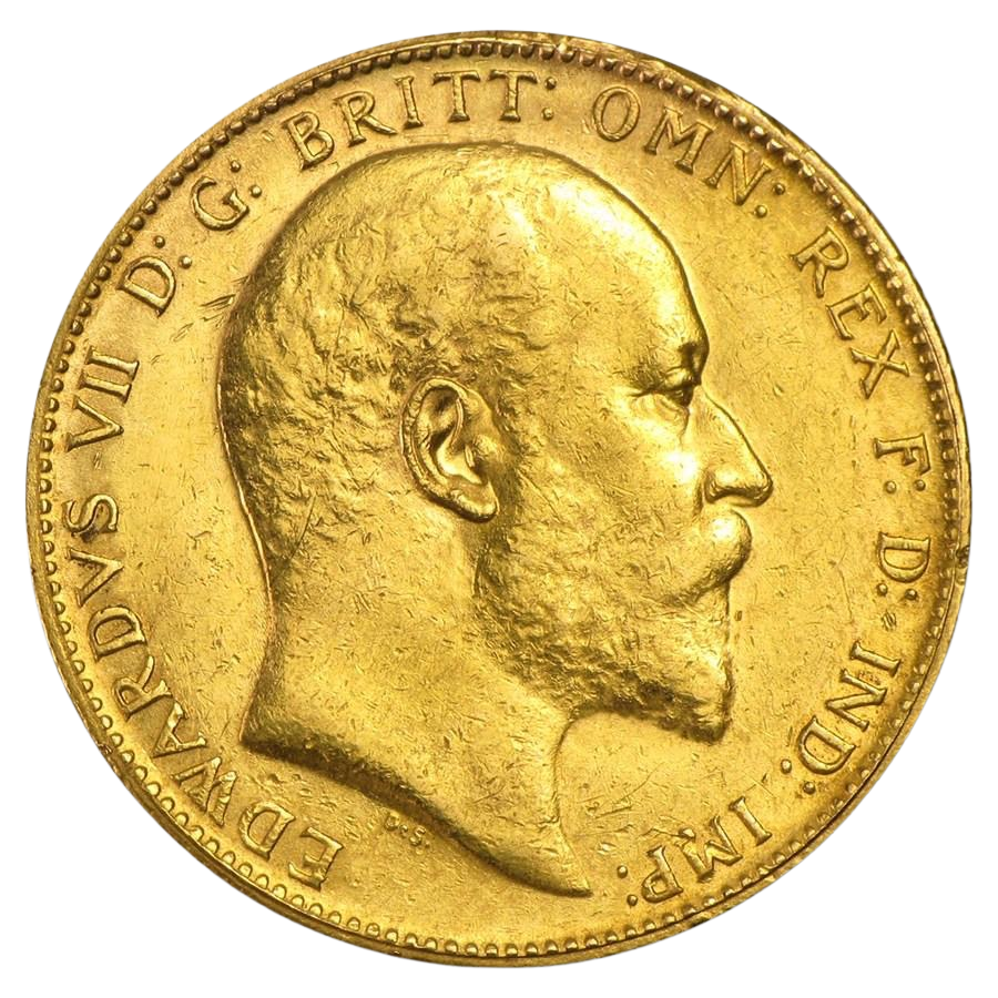 Gold Half Sovereign - Edward VII - 1902-1910