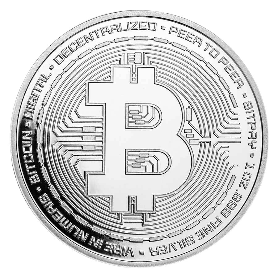 Bitcoin - 1oz Silver Coin