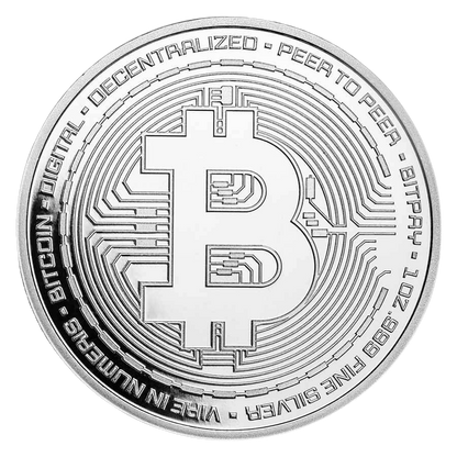 Bitcoin - 1oz Silver Coin