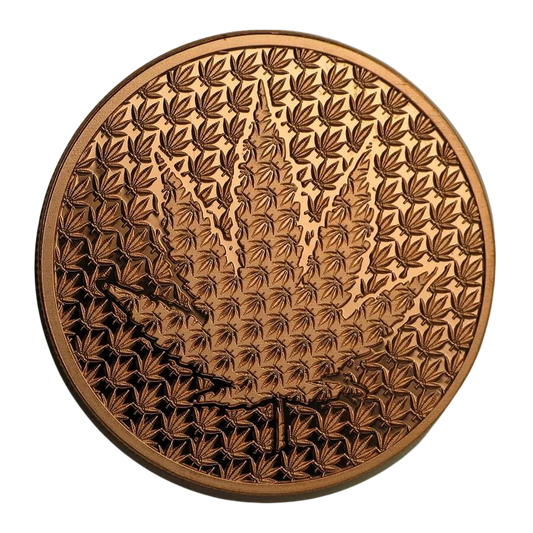1oz Copper Round - Cannabis Forever
