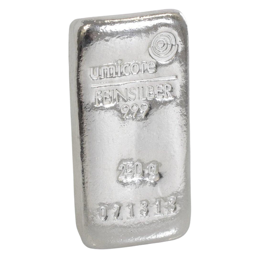 250g Silver Bar (Best Value) - Vat Included
