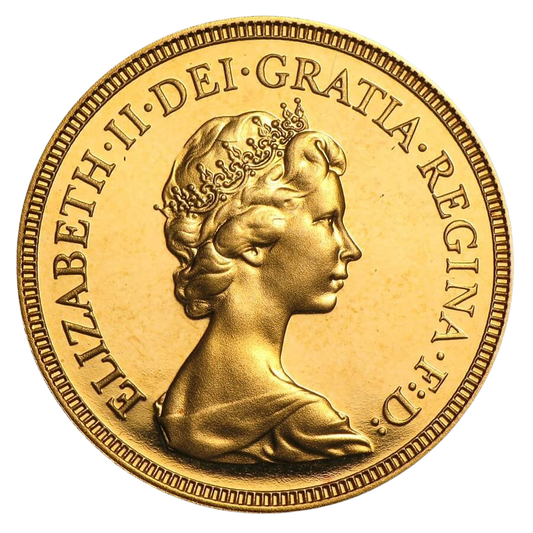 Gold Half Sovereign - Elizabeth II - Second (Decimal) Portrait - 1968-1984