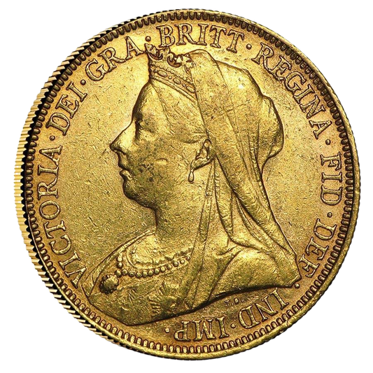 Gold Sovereign - Victoria - Old Head - 1893-1901